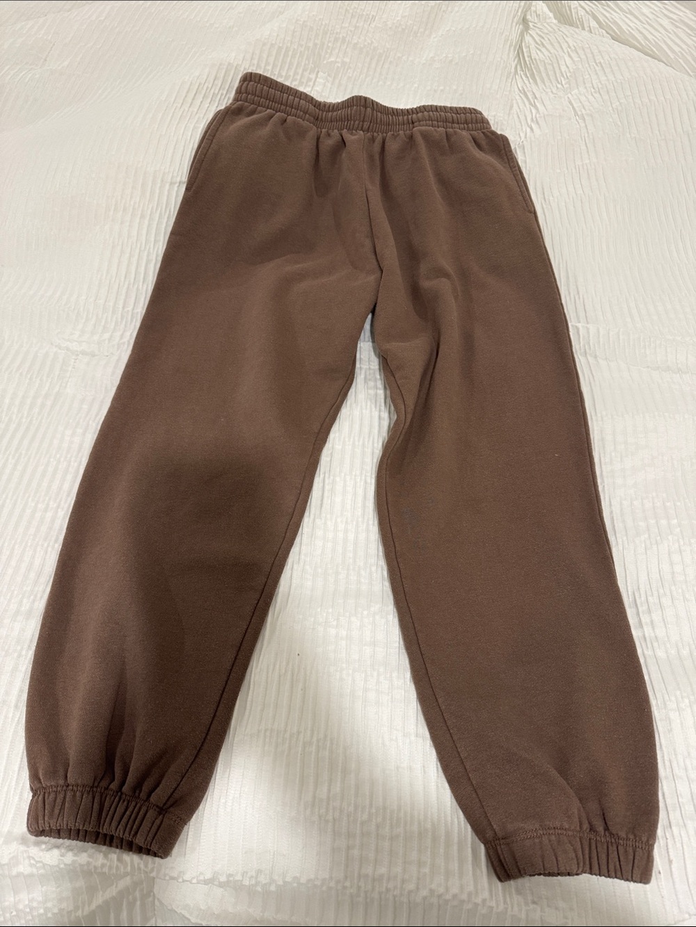 Garage Brown Fleece Jogger Pants